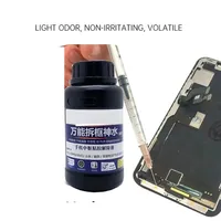 Liquide d'élimination de colle pour cadre LCD, 20/50/100ML, pour téléphone portable, écran LCD, cadre d'écran incurvé séparé, démontage 1