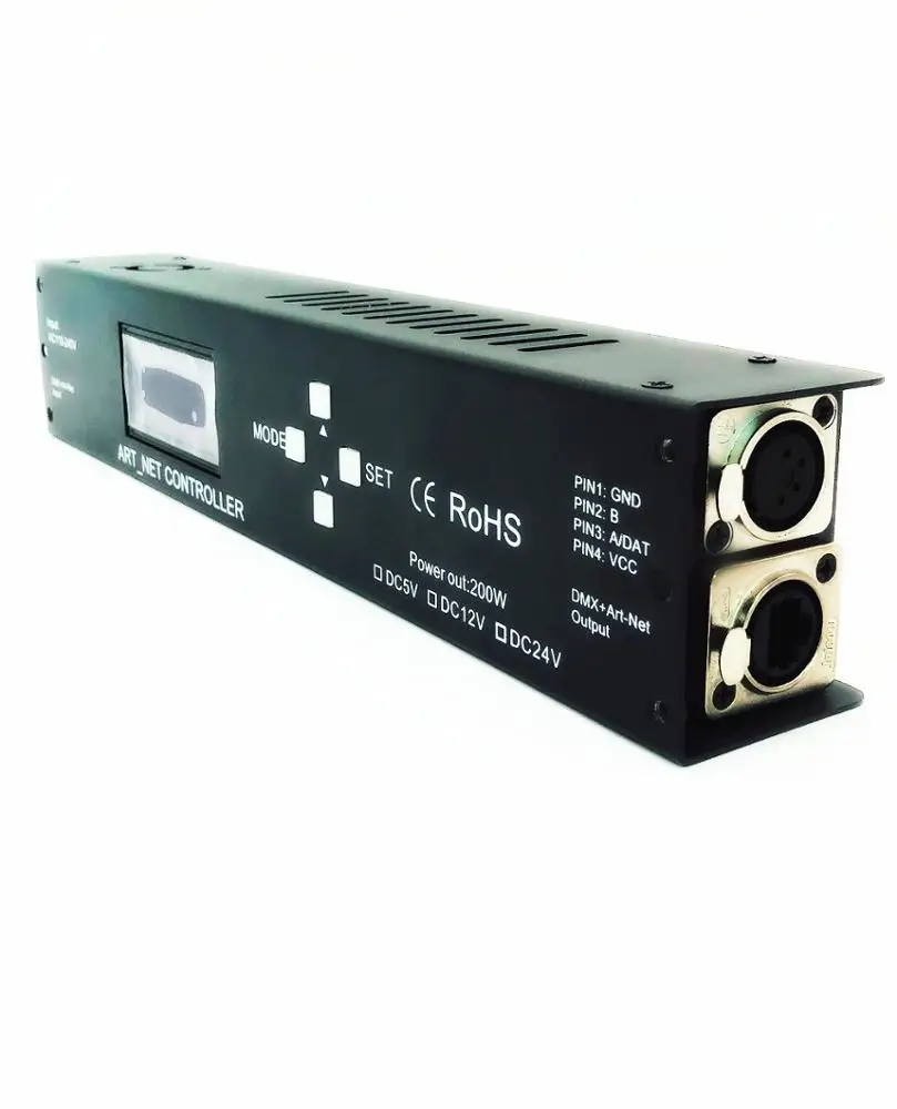 

WS2811 UCS1903 Led Strip/ 360 tube light / LED Pixel Bar light Controller 4Univers CL-104PS DC12V 24v RDM Artnet DMX Controller