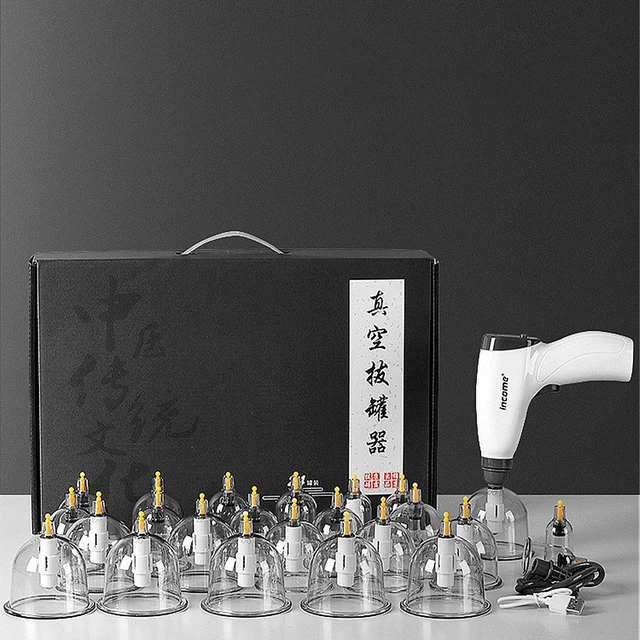 24/4 Cans Electric Vacuum Cupping Set: The Ultimate Solution for Massage and Physiotherapy
