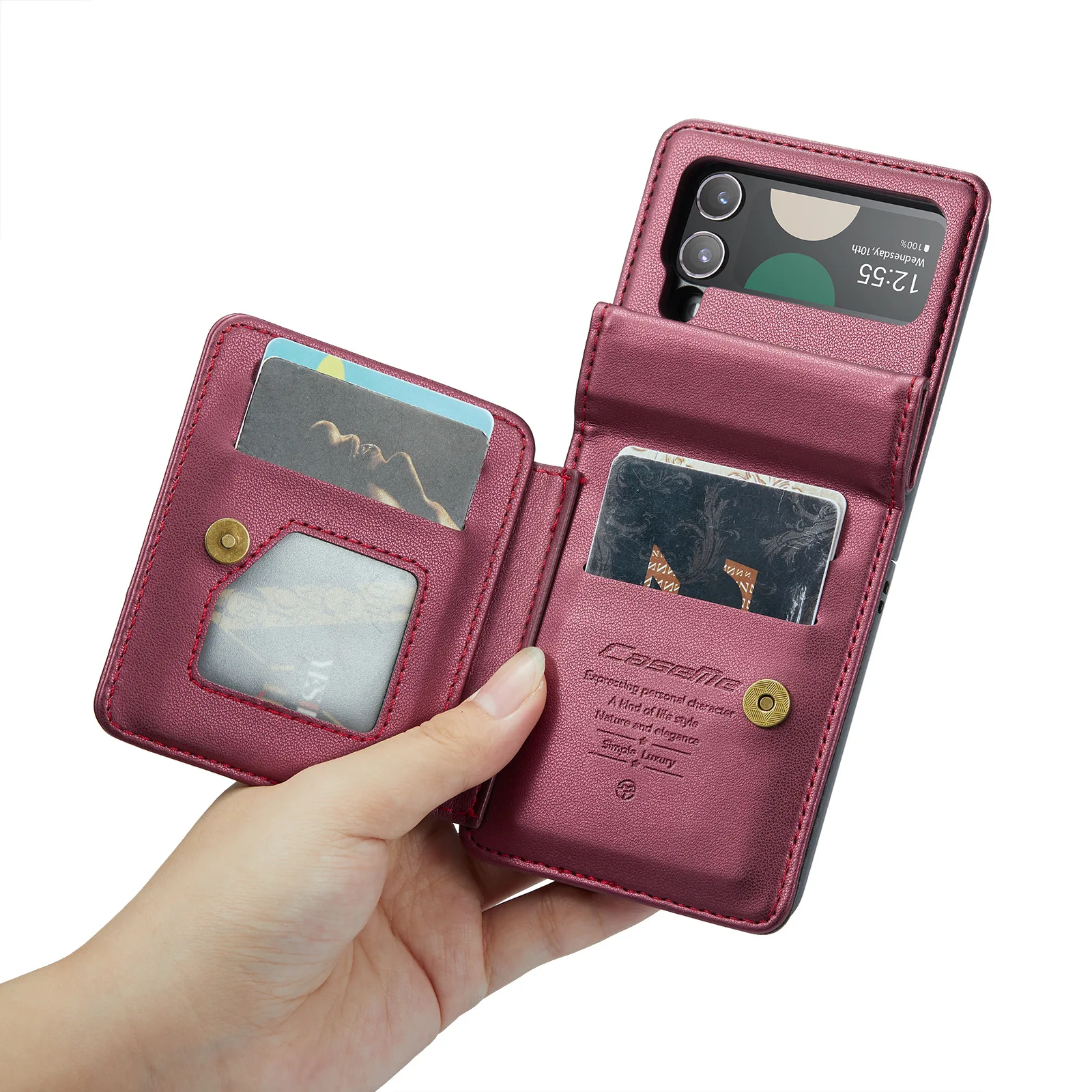 Multi-Functional Anti-Theft Folding Card Slot Protective Case