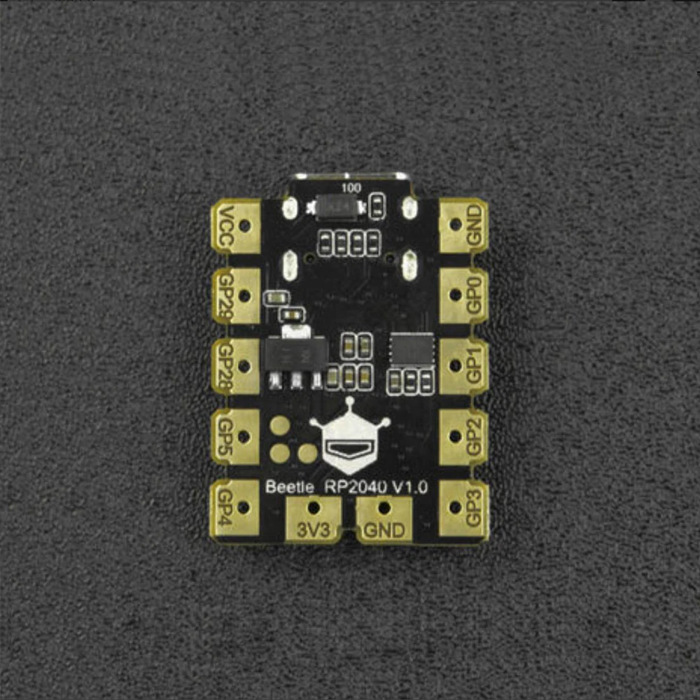 DFRobot Beetle RP2040 ̴  , ARM Cortex-M0 + cpu, USB TYPE-C GPIO I2C UART SPI  Ƴα Ʈ,  