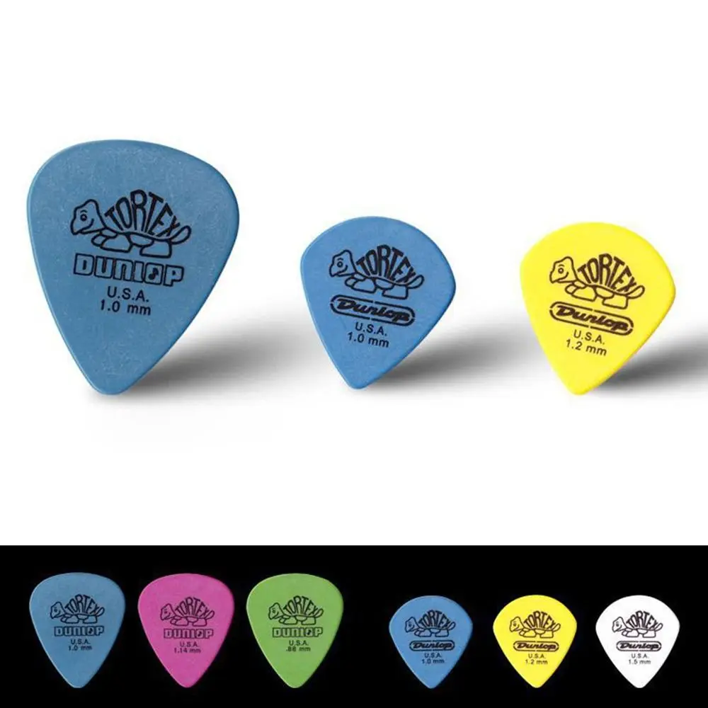 10Pcs ABS Material Anti-slip Style Multicolors Triangle Electric Guitar Picks Plectrum Thickness Guitar Accessories Music Picks