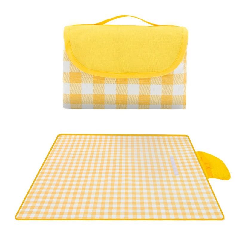 

Portable Beach Blanket Folding Mat Outdoor Picnic Mat Camping Mat Thick Waterproof Camping Equipment Mat Hiking Accessories