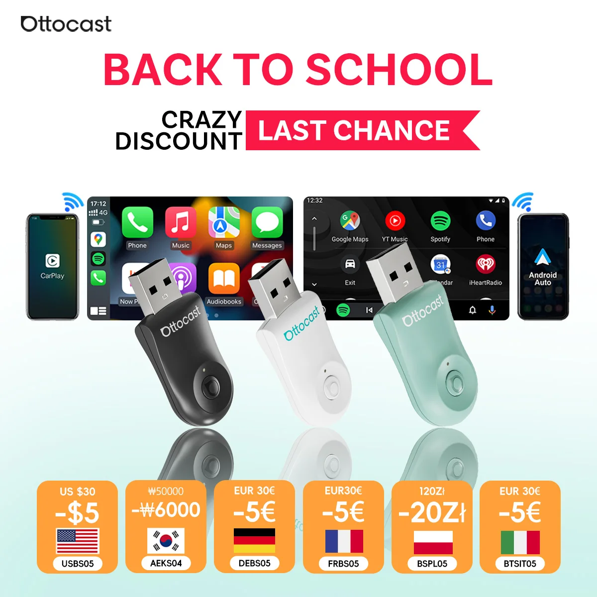 Ottocast MINI2 CarPlay AndroidAuto ワイヤレス 楽天市場】【スーパーdeal 対象商品 P10倍 8/27まで】【Ottocast