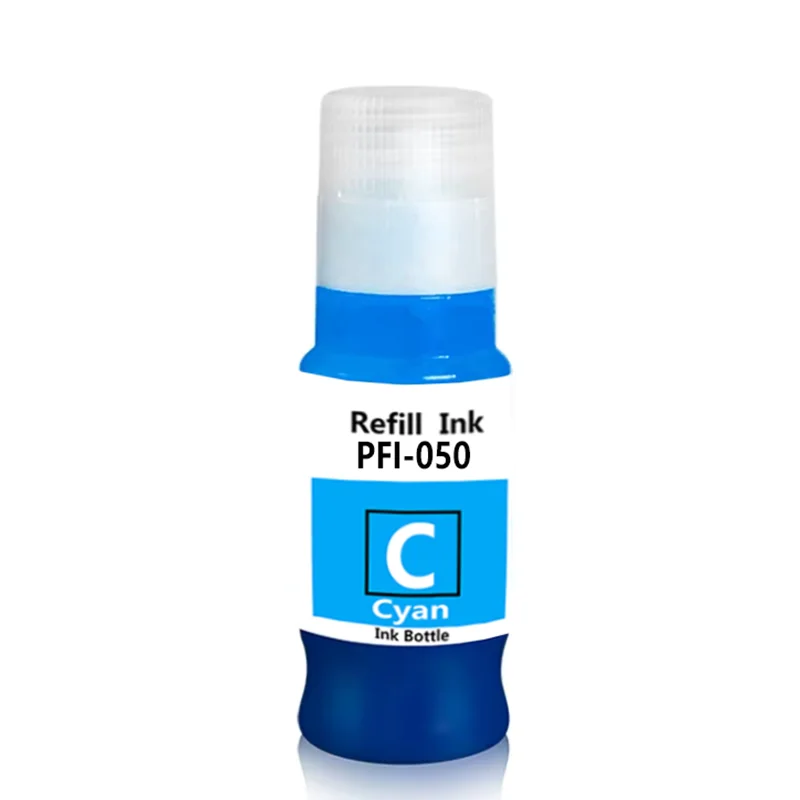 PFI-050 Refill ink 70ML PFI050 refill pigment ink For Canon TC-20 TC-20M printer PFI 050 pigment