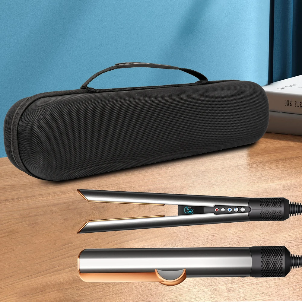 EVA Hard Carrying Case Anti-Scratch Hard Storage Case Dust-Proof Travel Carrying Bag for Dyson Airstrait HT01 Hair Straightener