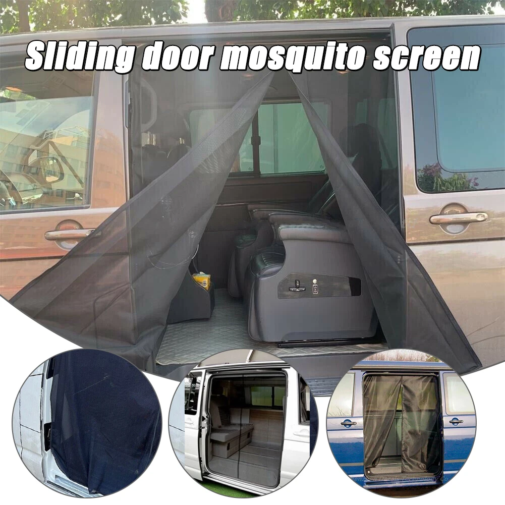 

Screen Sliding Door Flyscreen Mesh Van Fly Net For VW T5 T6 Transporter