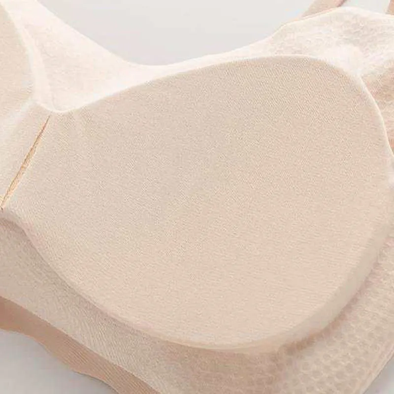 Non Steel Ring Comfortable Underwear Mulberry Silk Sports Vest Bra Traceless Solid Color Breathable Comfortable Skin Friendly