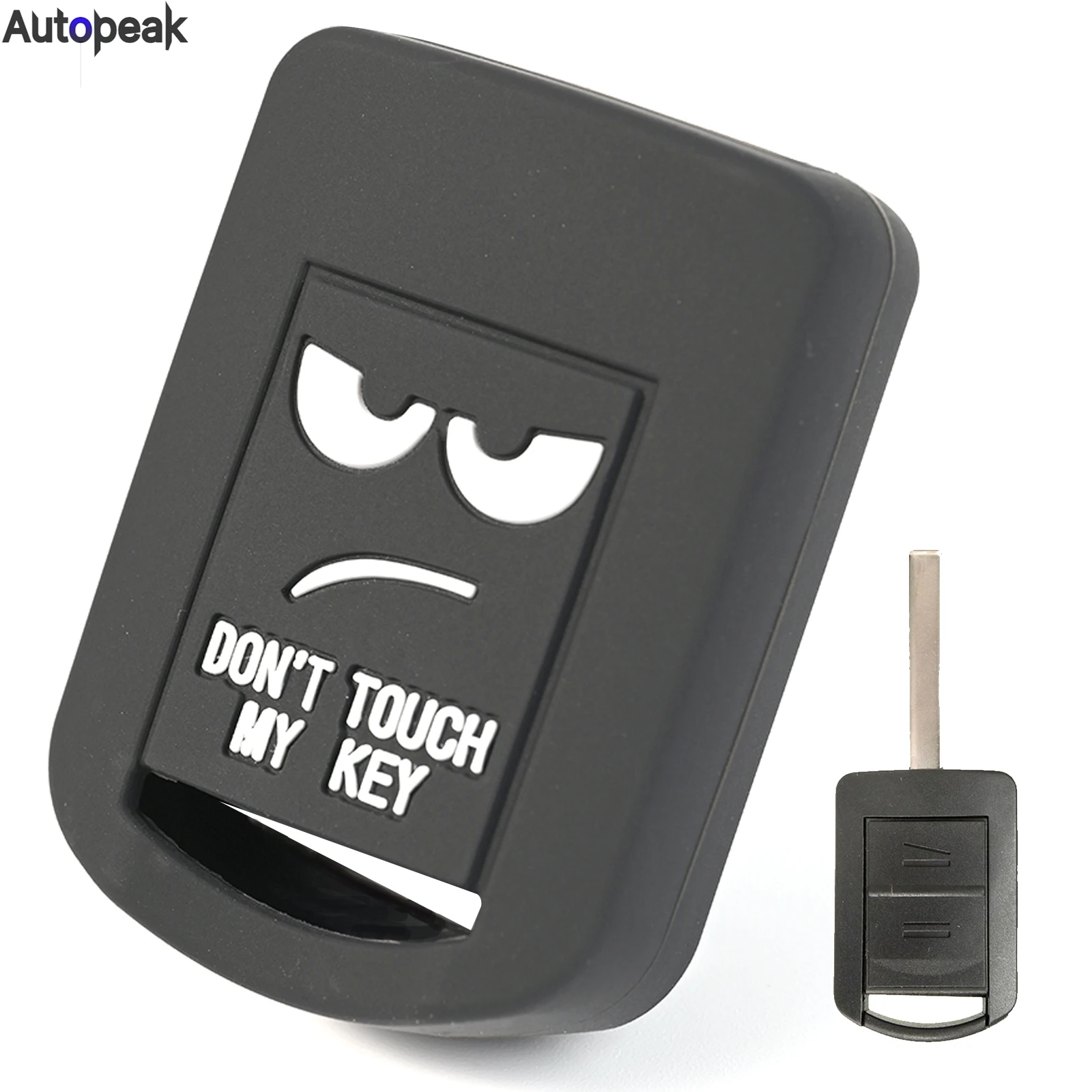 

For Opel Vauxhall Corsa C Agila Meriva A Togra B Combo C 2001 2002 2003 2004 Remote Silicone Key Chain Cover Case Holder Protect