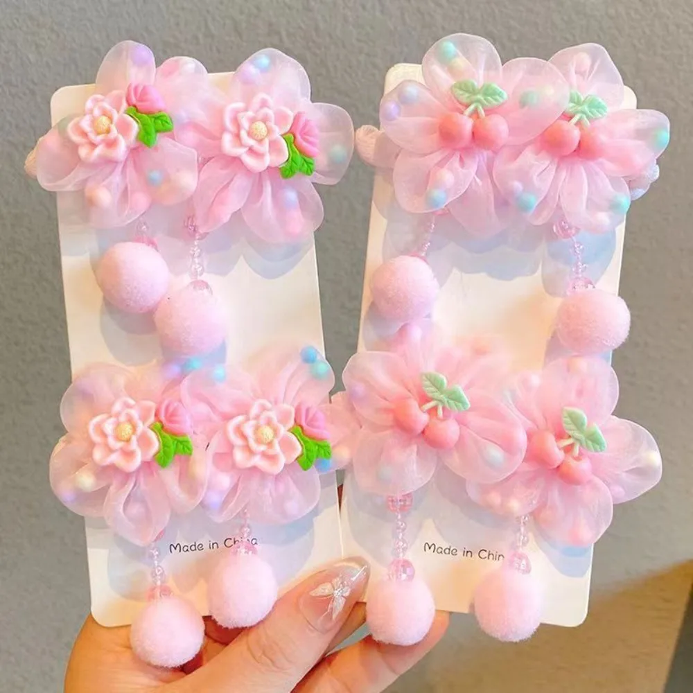 

Красочный цветок детская веревка для головы новые пластмассовые розовые шпильки для волос