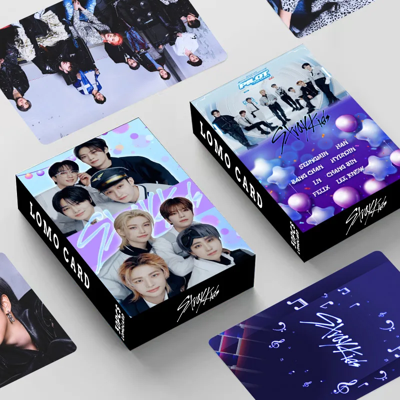 

30pcs/Set NEW Kpop Stray Kids New Lomo Cards High Quality Double Side Print Photo Card Felix Lee Know Hyunjin Bangchan Fans Gift
