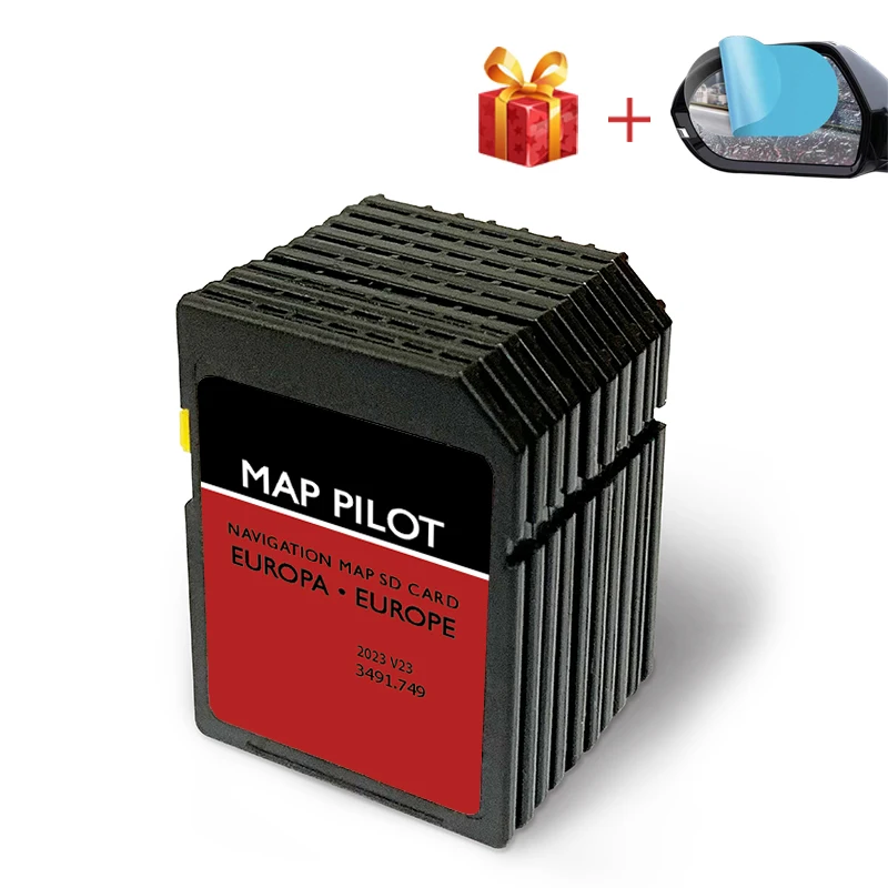 for Mercedes Becker MAP PILOT Code 509 A/B/C/E/CLA/CLS/GLA/GLK Vehicle Europa map Update V23 8GB SD Card 3491.749 GPS