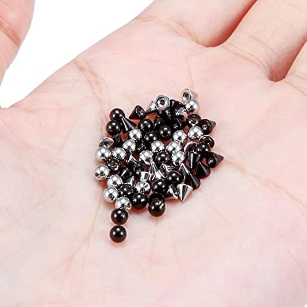 16/64 Pcs Externally Threaded Piercing Balls Stainless Steel Replacement Balls Piercing Parts Lip Tragus Helix Body Jewelry 16G piercing jewelry,body piercing jewelry,body jewelry