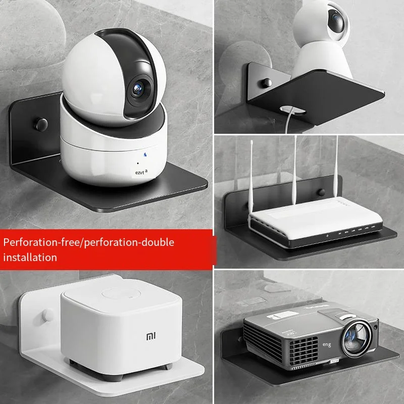 

Projector bracket placement rack wall-mounted router storage box wall-mounted punch-free set-top box rack