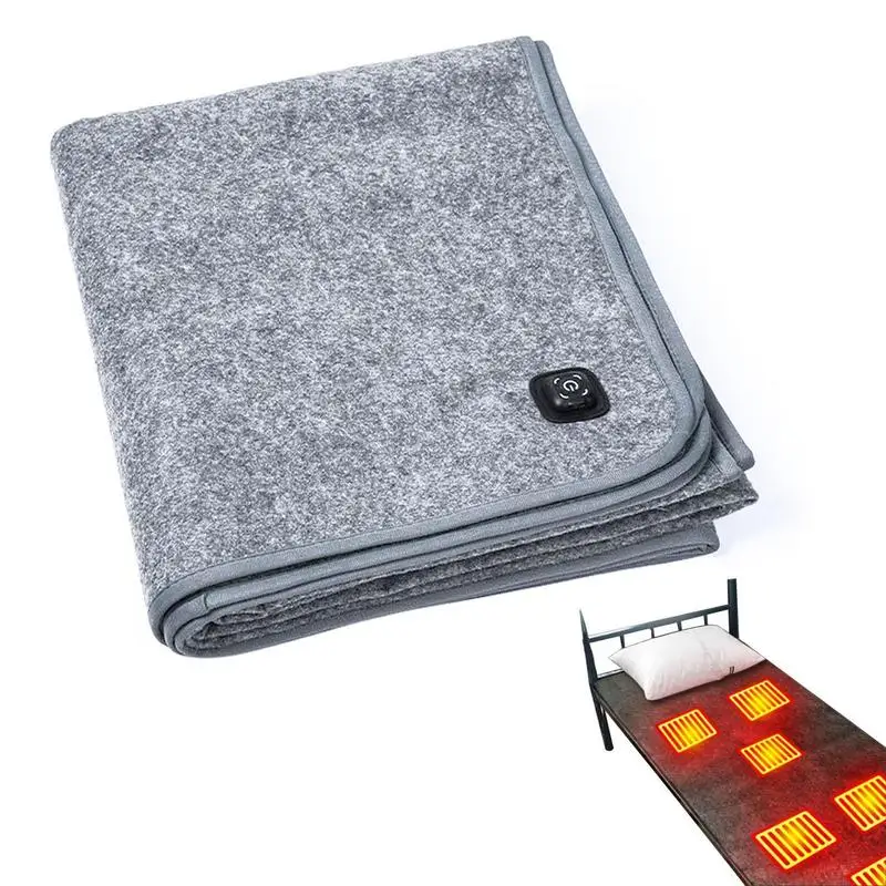

Electric Blanket Throw Auto Electric Blanket And Body Warmer Heater Fast Heating USB Heated Blanket For Comfort And Relief