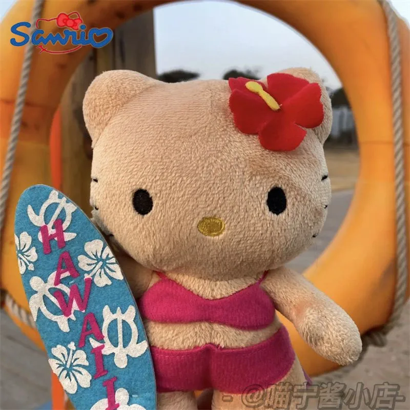 

Плюшевая игрушка для серфинга Hello Kitty Sanrio, брелок, Милая Русалка, Китти, мягкие игрушки, детские плюшевые рождественские подарки