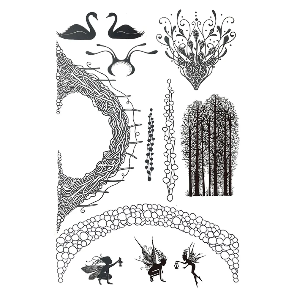 DIY Craft Clear Rubber Stamps s Plants Cat Series for Greeting Card Scrapbooking Photo Album Decor