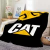 Four seasons warm soft plush blanket C-CaterpillarS design for sofa cool living room C-CATs office bedroom travel gift Flannel 5