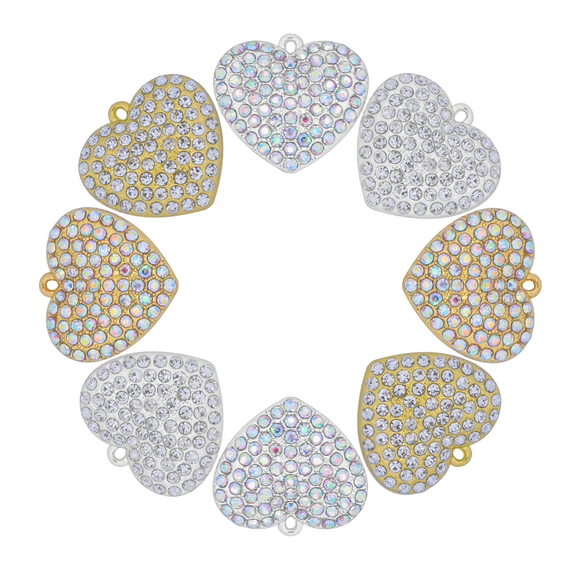 

10 шт., 23 мм Подвески в виде сердца