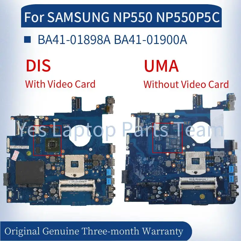 

BA41-01898A для SAMSUC NP550 NP550P5C PGA989 Материнская плата ноутбука BA41-01900A BA92-09094A HM76 DDR3 Материнская плата для ноутбука