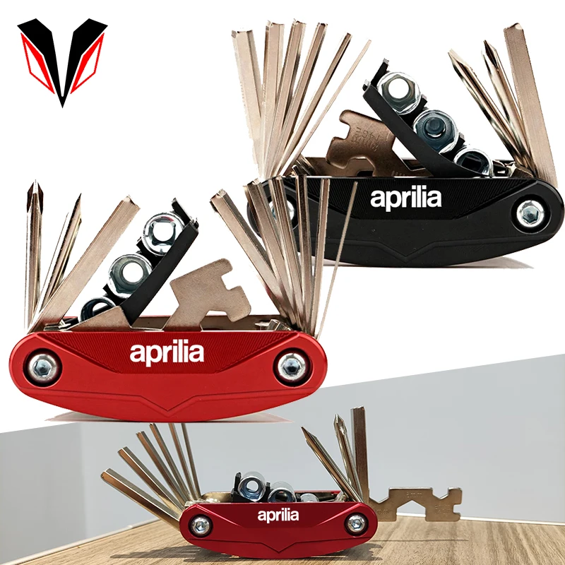 

Для Aprilia RSV4 RS660 Tuono 660 RSV1000/R Caponord 1200 Dorsoduro 750 многофункциональный инструмент для мотоцикла отвертка инструменты для ремонта велосипеда