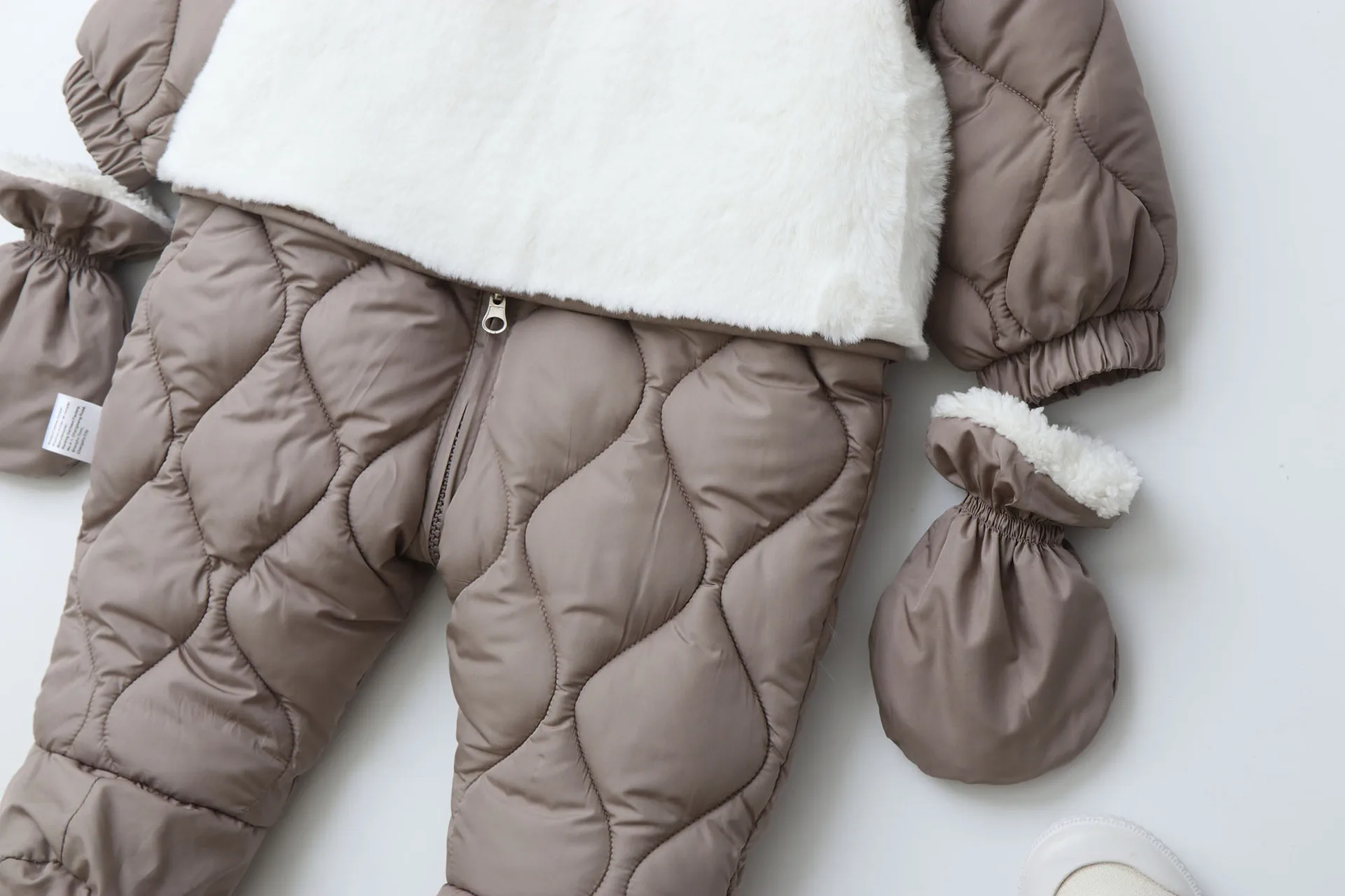 Thicken Fleece Baby Rompers Jumpsuits for Boys