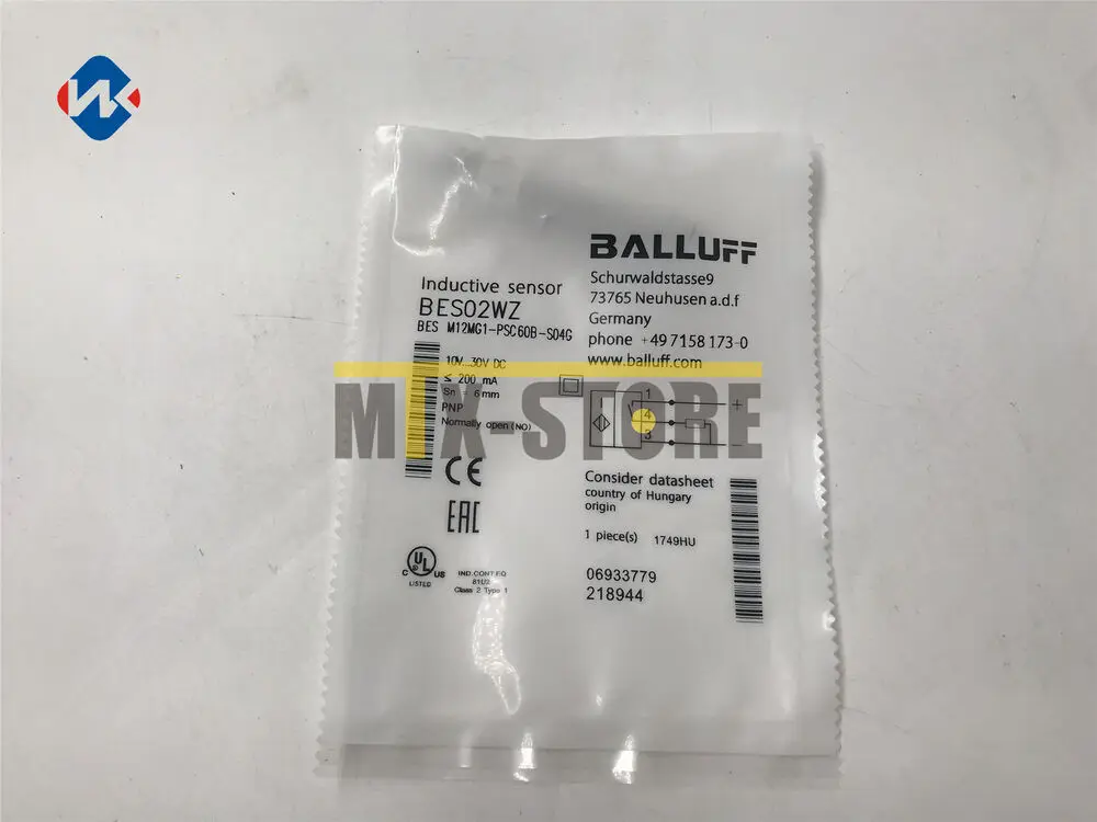 

1PCS Brand new ones BALLUFF BES M12MG1-PSC60B-S04G M12MG1-PSC60B-S04G