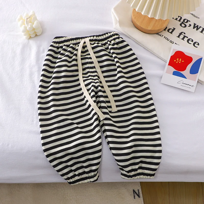 Summer Mosquito Pants Boys and Girls' Baby Casual Outwear Sports Pants for Children's