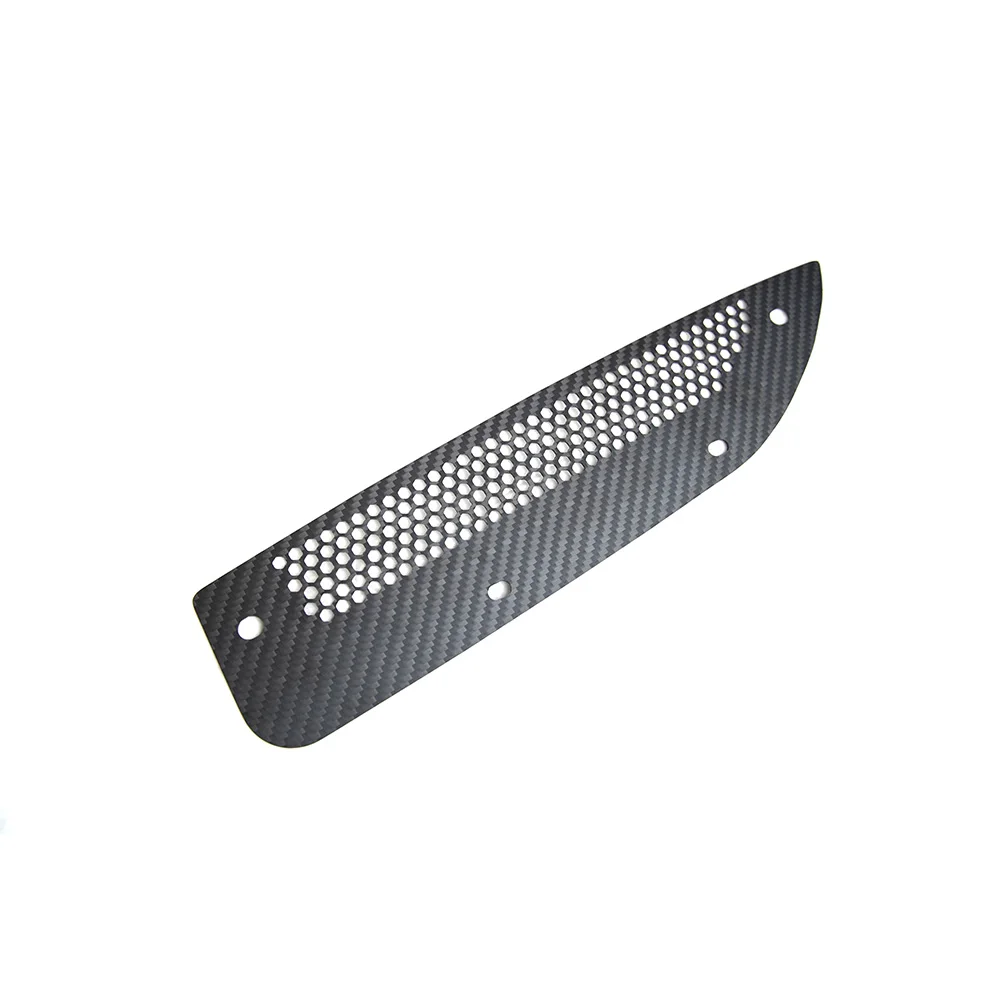 2개 리얼 카본 파이버 자동차 펜더 자동차 사이드 펜더 머드플랩 스플래시 머드 가드 액세서리 (혼다 시빅 FL5 개조 펜더용)