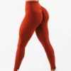 Seamless Yoga Pants Fitness Tight Shorts Nine Points Seamless Impact Tummy Control High Waist Butt Lifting Capri Length