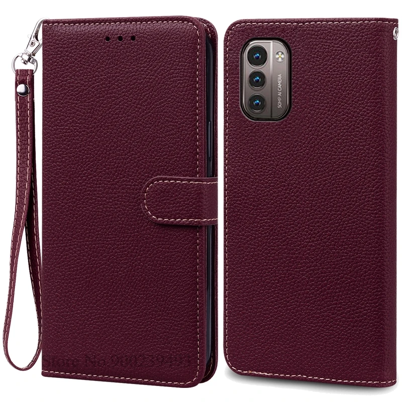 Leather Wallet Flip Cover - Elegant Book Style Protective Case with Bumper