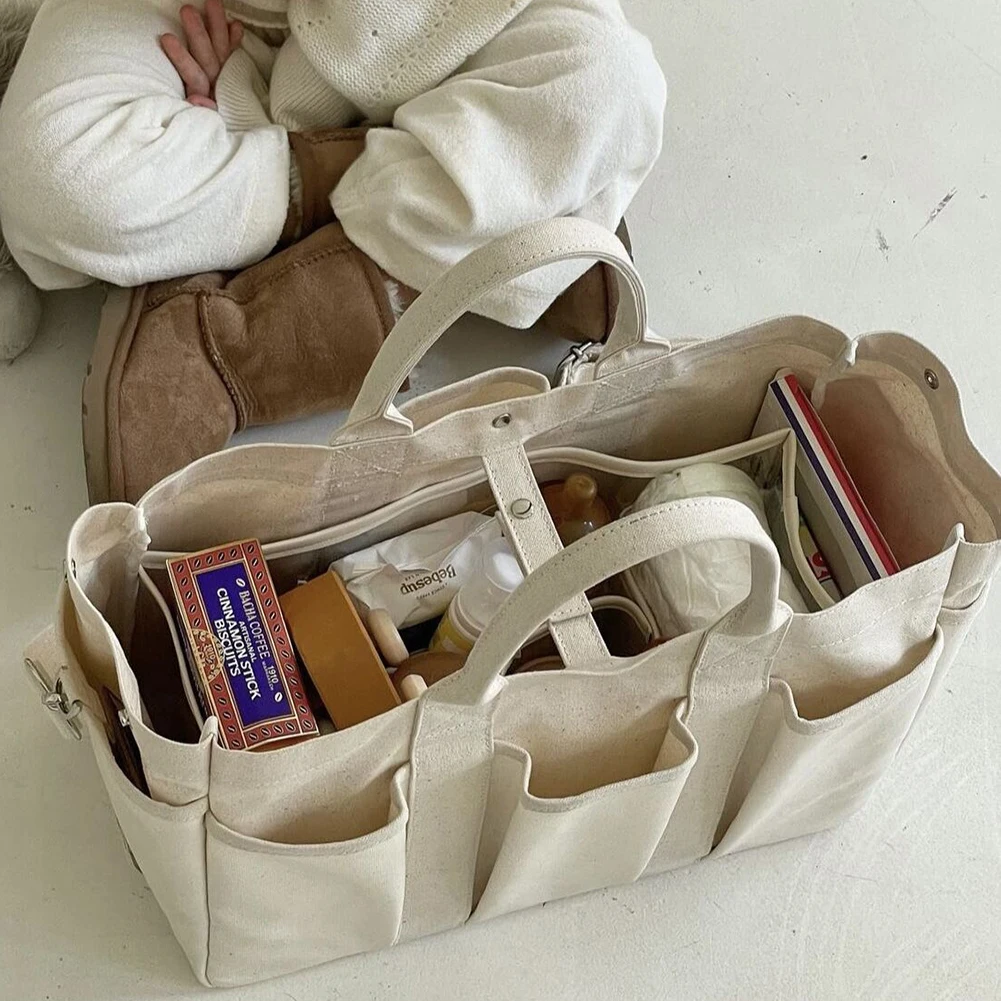 Canvas Mommy Shoulder Bags Baby Nappy Bags for Newborn