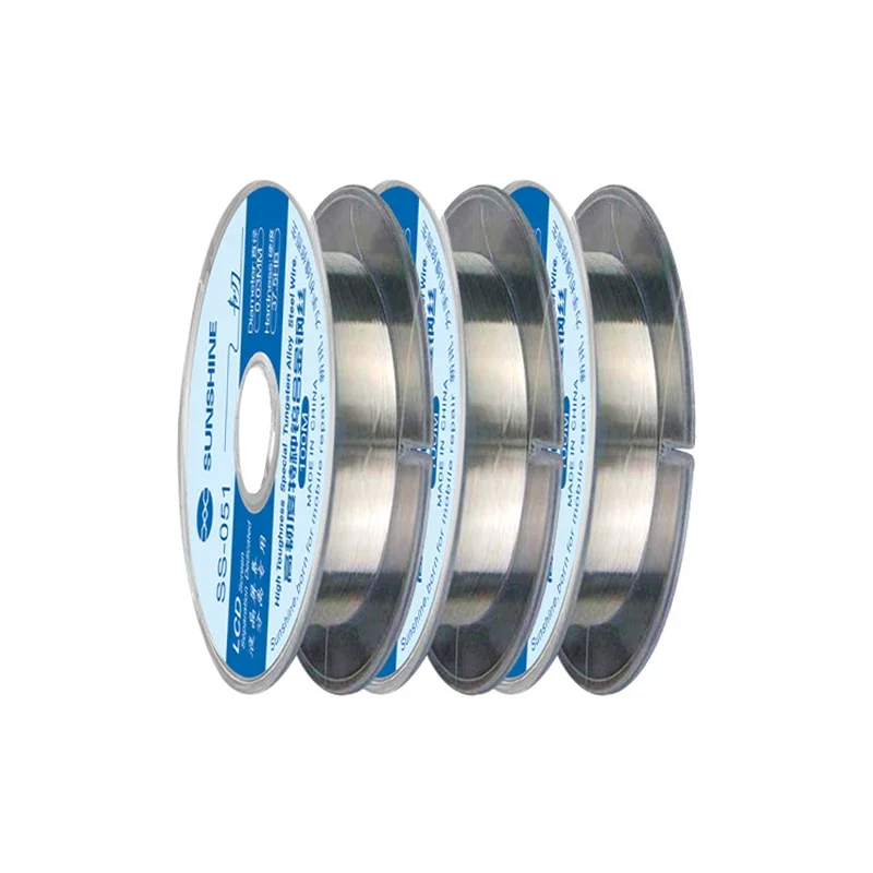 Stainless Steel Wires Tungsten Alloy Steel Wire For Samsung Huawei Iphone OLED Edge LCD Screen Heating Separator Cutting Line