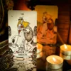 Secret Mirror Tarot 12*7cm Feminine Art Tarot In Rich Symbolism with Monochrome Realm:Black, White, Red, Gold- with Guidebook 2