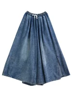 Respzed-Jean Plissé à Jambes Larges pour Femme, Pantalon Long, Taille Haute, artificiel astique, FJM, Mode Printemps Été 5