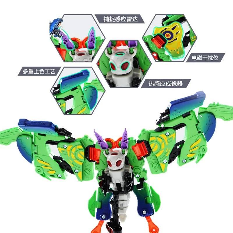 

CreativeDeformation Robots BB-5 0 K ITE-MOSS Model Transformation Animal Cube Mecha Figureals Model Toys Action Figure Gifts