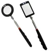 360° Inspection Mirror LED Light Telescoping Mirrors Extend Mechanic Tools Inspection Mirror Telescopic Handle Repairing Tools 2