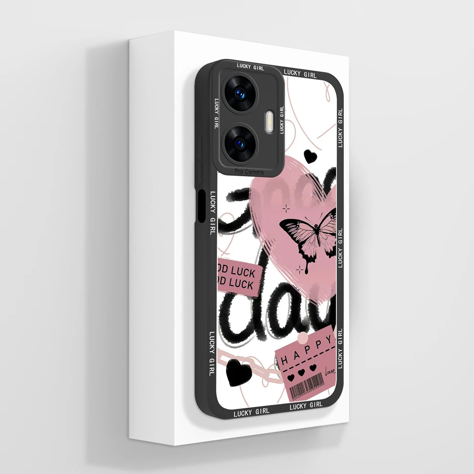 Charming Mountain Astronaut Liquid Silicone Phone Case with Camera Protection and Bumper