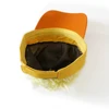 Spring and Autumn Yellow Duck Baseball Hat Men's Wig Hat Fun Short Hair Hat Breathable and Soft Suitable for Outdoor Party Hat 5