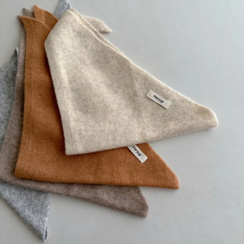 Baby Scarf Wool Scarf Baby Wool Triangle Scarf Autumn Winter