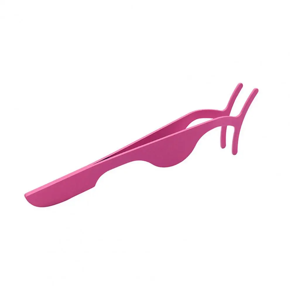 Precision Tweezers Eyelash Accessories Ergonomic Portable for Magnetic Lashes Tweezer Widen Handle Eyelash Applicator Stainless Steel False Eyelash