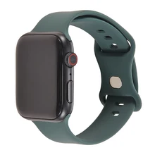 Best selling cheap replacement apple watch band silicone colorful strap 38/40/42/44mm