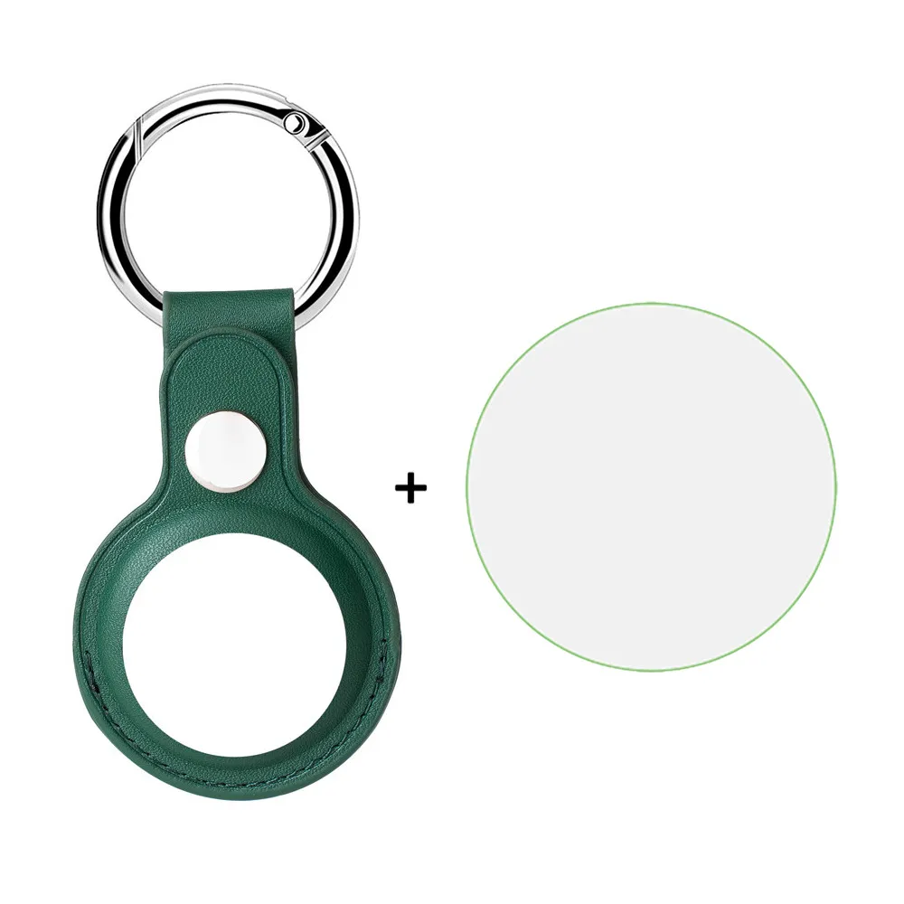 2020 new For AirTags Cover  Leather Protection Anti-Lost Protective Case For Apple Locator Tracker Cover 