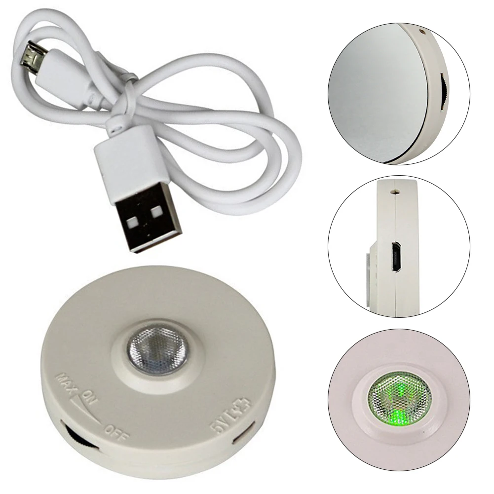 LED Microscope Light With USB Power Cable For Organic Microscopy Illuminator Mirror Adjustable LED Light Source Tools Parts 1set