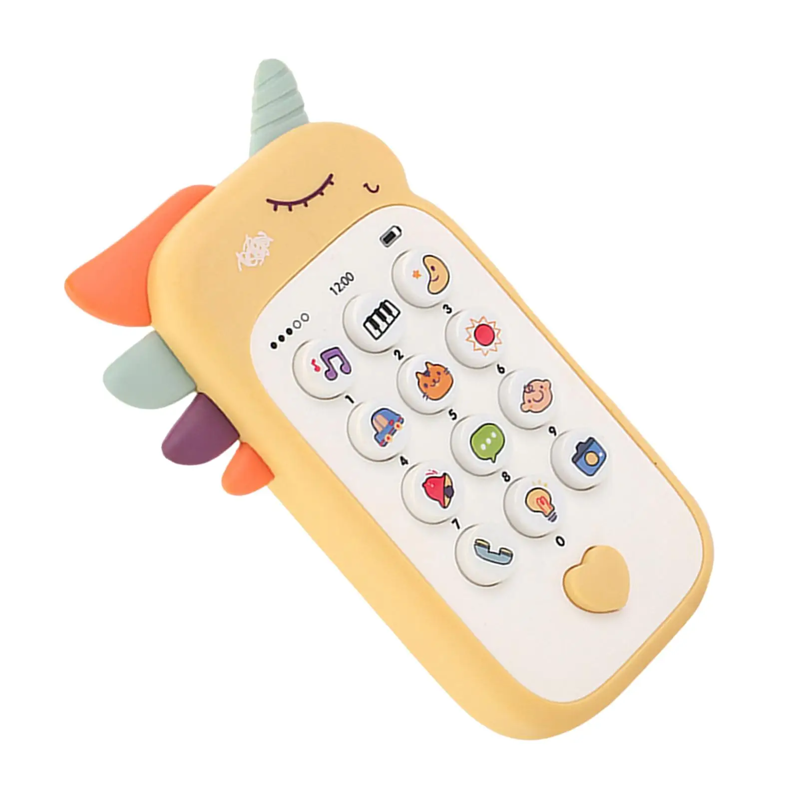Unicorn Baby Musical Toys with Lights Baby Light up Toy Play Phones for 6 Months+ Baby Toddler Boys Girls Birthday Gifts 6
