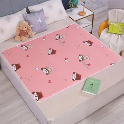 Waterproof Washable Cute Cartoon Bed Protector for Toddlers - Breathable Mattress Urine Pad (Type4)