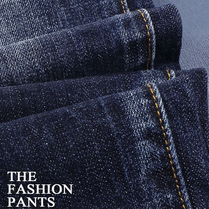 High Street Fashion Men Jeans Retro Blue Stretch Slim Fit Hole Ripped Jeans Men Vintage Designer Hip Hop Brand Pants Hombre