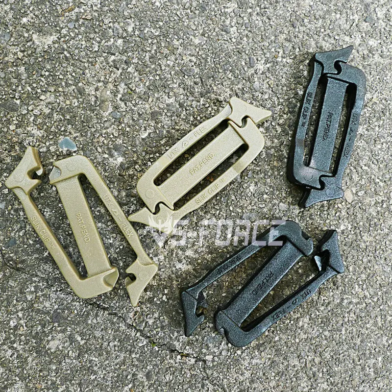 5pcs Pom Double Open Paper Clip Buckle Molle bing Twoway Hanging