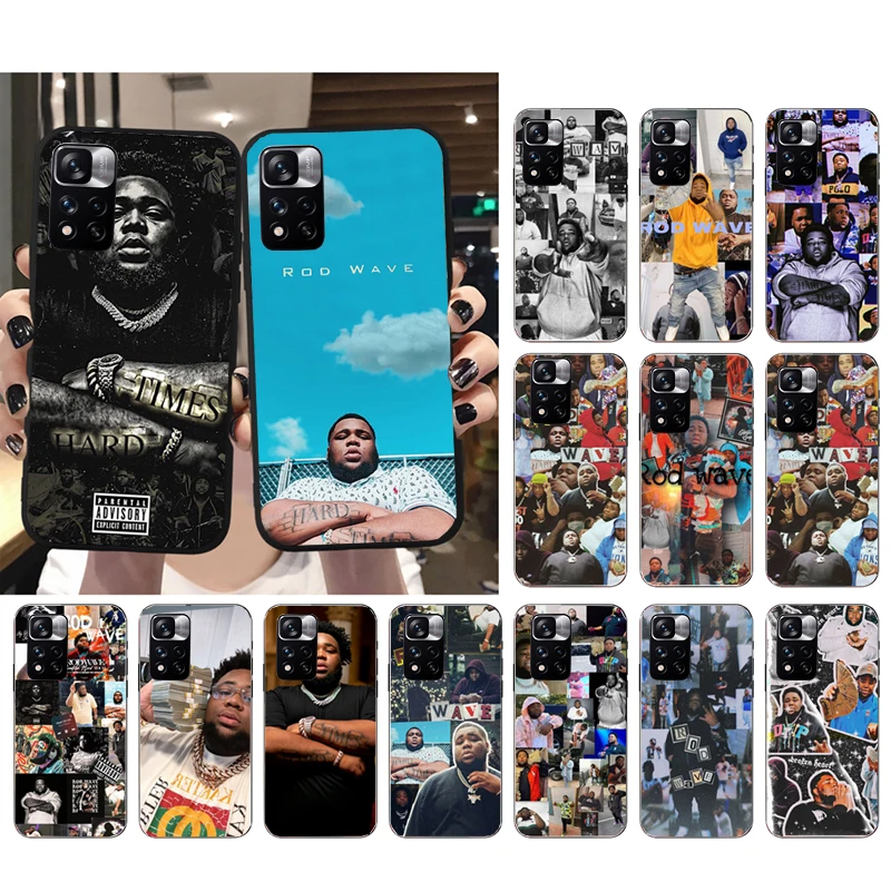 

Phone Case For Xiaomi Redmi Note 12 Pro 11S 11 10 Pro 10S Redmi Note 12S Redmi 10 9 9C Rapper Rod Wave Case