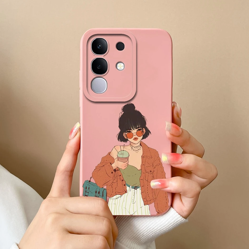 Cute Creative Pattern Soft Silicone Shockproof Phone Case Housing